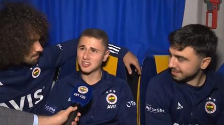 Fenerbahçede Ozan Tufan ve Eyüp Akcanın eğlenceli anları
