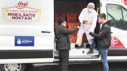 Mobil ekmek büfeleri