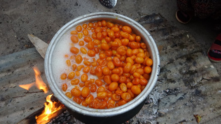 Kamkatı 6 denemenin ardından reçele dönüştürdü