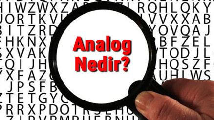 Analog nedir Analog ne demek Analog TDK kelime anlamı