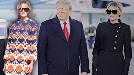 Melania yine olay oldu