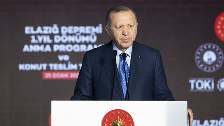 Cumhurbaşkanı Erdoğandan Elazığda deprem konutları teslim töreninde konuştu: Hedefimiz 5 yılda tamamlamak