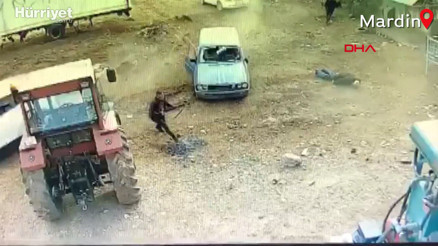 Mardinde silahlı arazi kavgası böyle kaydedildi