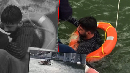 İstanbul Haliçte can pazarı Hareketli dakikalar: Köprüden atladı ve...