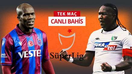 Trabzonsporun konuğu Denizlispor Bu maça iddaa oynayanların %72si...