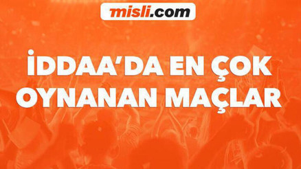 Günün En Çok Oynanan İddaa Maçları (5 Şubat 2021)
