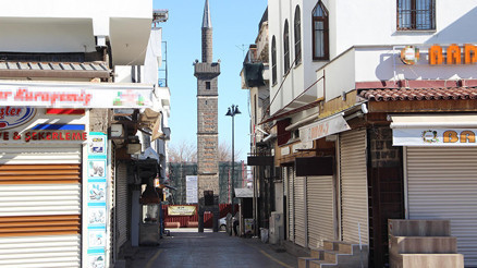 Diyarbakırın tarihi mekanlarında kısıtlama sessizliği