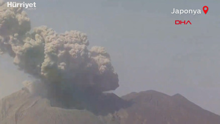 Japonyadaki Sakurajima Yanardağı faaliyete geçti