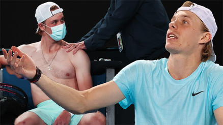 Avustralya Açıkta tuvalet krizi Denis Shapovalov hakemden izin alamayınca... Avustralya Açıkta tuvalet krizi Denis Shapovalov hakemden izin alamayınca...