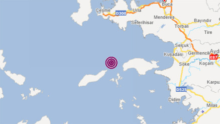 Son dakika... İzmirin Urla ilçesi açıklarında 4.4 büyüklüğünde deprem