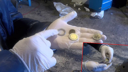 Sahte Euro basan darphaneye operasyon