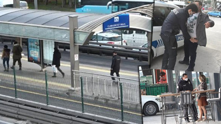 Metrobüsten inen kadına taciz iddiası Cep telefonu ile görüntülemeye çalıştı