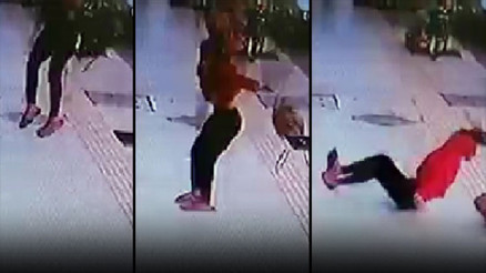 Panik anları saniye saniye görüntülendi Hemen sağlık ekiplerine haber verdik