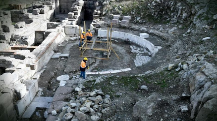 Roma Tiyatrosu’nda çalışma başladı