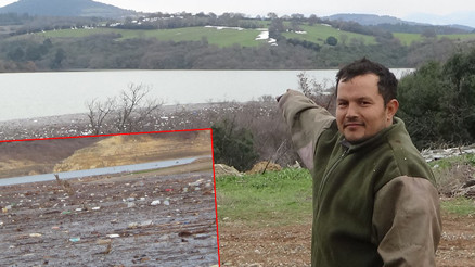 Bayramiç Barajını zehirli zirai ilaç atıkları tehdit ediyor