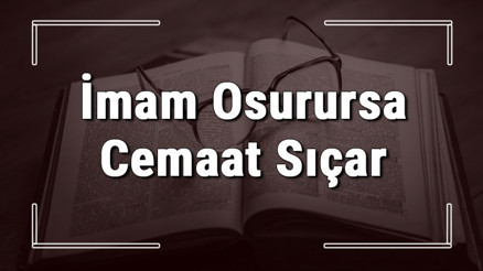 İmam Osurursa Cemaat Sıçar atasözünün anlamı ve örnek cümle içinde kullanımı (TDK)