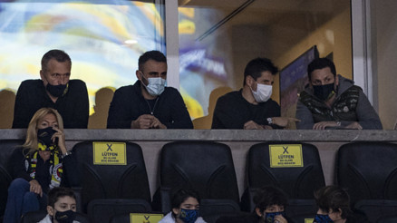 Emre Belözoğlu ve Erol Bulut Fenerbahçe Beko maçında