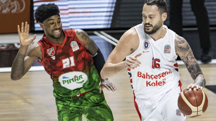 Basketbol Süper Ligi: Bahçeşehir Koleji 83-96 Pınar Karşıyaka