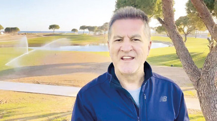Golf sahasında tarımı anlatınca... Sarıgülden açıklama geldi