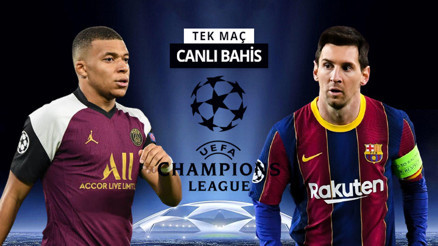 4-1in rövanşında Barcelonaya sürpriz iddaa oranı PSGde 2 kritik eksik...