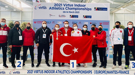 Özel sporcu Fatma Damla Altın, Avrupa şampiyonu oldu