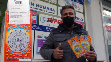 Aydında 6 gün arayla 2 talihli büyük ikramiyenin sahibi oldu