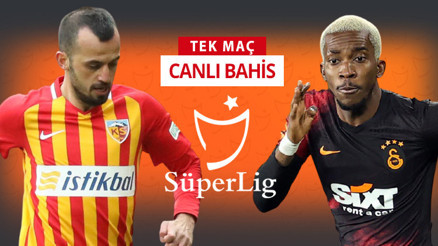 Galatasaray, Kayseriye 6 eksikle gitti Bu maça iddaa oynayanların %57si...