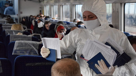 Ukrayna’da 2021in en yüksek vaka sayısı