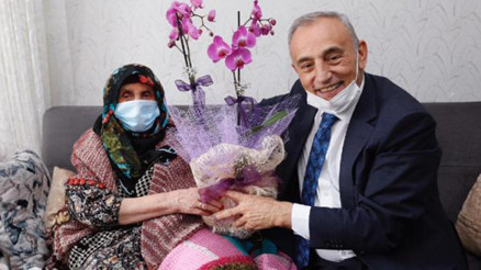 Başkan Çebi’den Yaşlılar Haftasına özel ziyaret