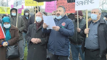 İBB önünde protesto Verilen sözler tutulsun