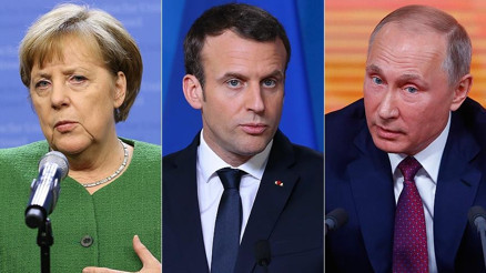 Putin, Merkel ve Macron ile çevrim içi görüşme yaptı