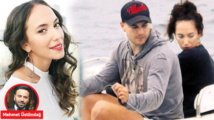 Çağatay Ulusoy sevgilisi Duygu Sarışın ile Ege’ye indi