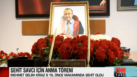 Şehit Savcı Kiraz ölümünün 6ncı yılında adliyede anıldı