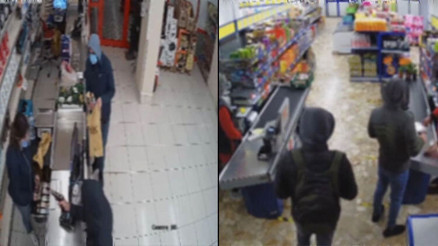 İstanbulda bir ayda dört marketten soygun yapan şüpheliler kamerada