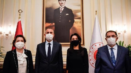 Bakan Gül, Azerbaycan İnsan Hakları Komiseri Aliyeva ile görüştü