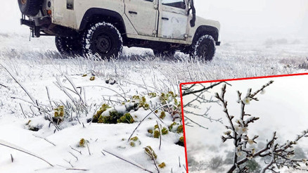 Balkanlar üzerinden gelen kar ile Trakya bembeyaz Balkanlar üzerinden gelen kar ile Trakya bembeyaz