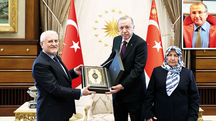 Şehit savcının anne ve babası Beştepede