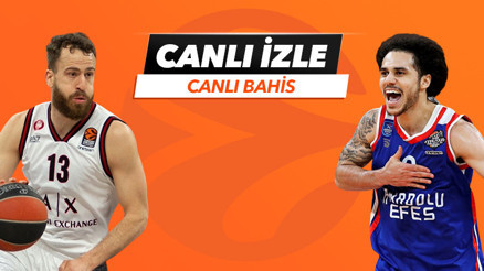 Anadolu Efesi Euroleague Play-off öncesi Misli.comda CANLI İZLE Öne çıkan iddaa tercihi...