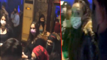 Eğlence mekanına koronavirüs baskınında ilginç diyalog