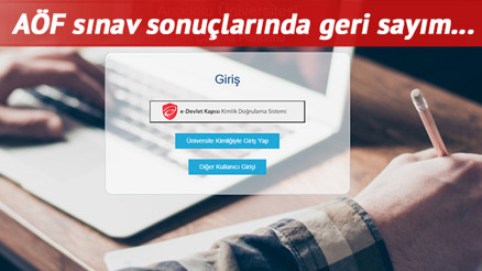 AÖF sınav sonuçları ne zaman açıklanacak Gözler AÖF online sınav sonuç ekranında