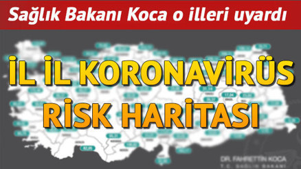 İl il koronavirüs risk haritası: İstanbul haftalık vaka sayısında dikkat çeken yükseliş... İşte Türkiye geneli illere göre haftalık korona haritası