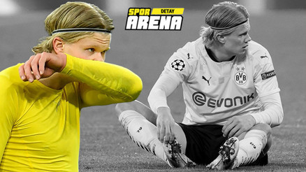 Borussia Dortmundda Erling Haaland kayıp İzleyenler inanamıyor...