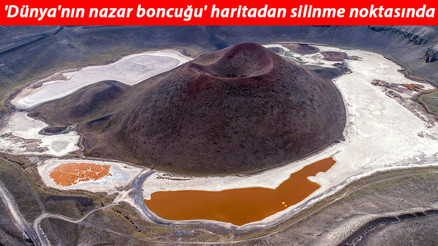 Meke Gölünde bir damla bile su kalmadı Dünyanın nazar boncuğu haritadan silinme noktasında