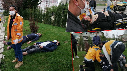 Ataşehirde zincirleme kaza