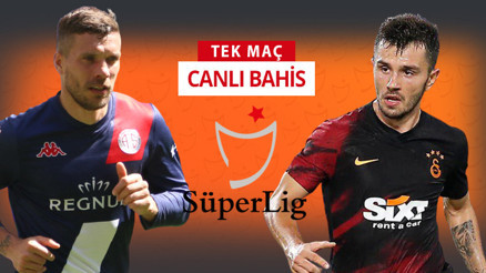 Antalyasporda 4 sakat, artı 3 de belirsiz Galatasaray maçına iddaa oynayanların %60ı...
