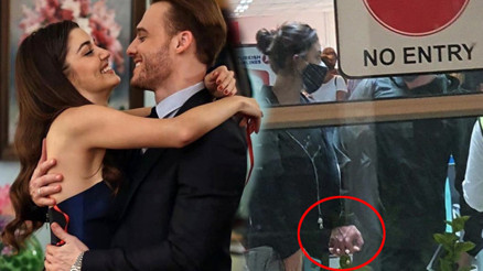 Hande Erçel ve Kerem Bürsin el ele Aşk belgelendi...