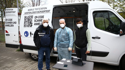 Türk iş insanı, ‘mobil’ hızlı test istasyonu kurdu