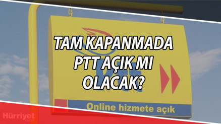 Tam kapanmada PTT açık mı, çalışıyor mu Yarın PTTler kaça kadar açık olacak İşte 29 Nisan-17 Mayıs arası yasakta PTT çalışma saati detayları Tam kapanmada PTT açık mı, çalışıyor mu Yarın PTTler kaça kadar açık olacak İşte 29 Nisan-17 Mayıs arası yasakta PTT çalışma saati detayları