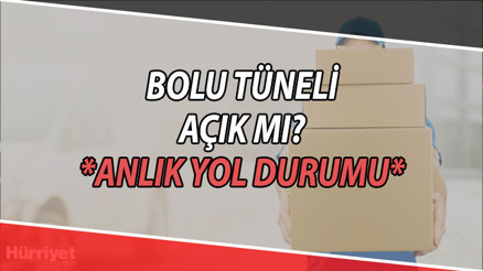Bolu Tüneli açık mı Anlık Bolu Tüneli yol durumu Bolu Tüneli açık mı Anlık Bolu Tüneli yol durumu