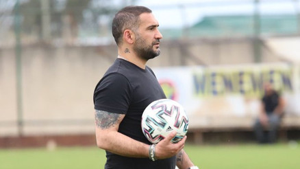 Menemensporda Ümit Karandan kümede kalma teşekkürü